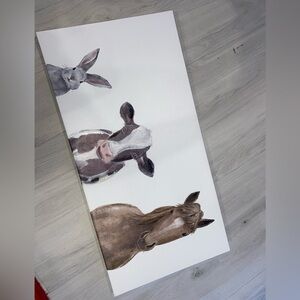 Animal Friends Canvas Art for Kids